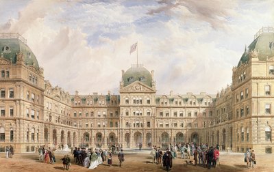 View of the Quadrangle of the New Liverpool Exchange by Thomas Wyatt Wyatt